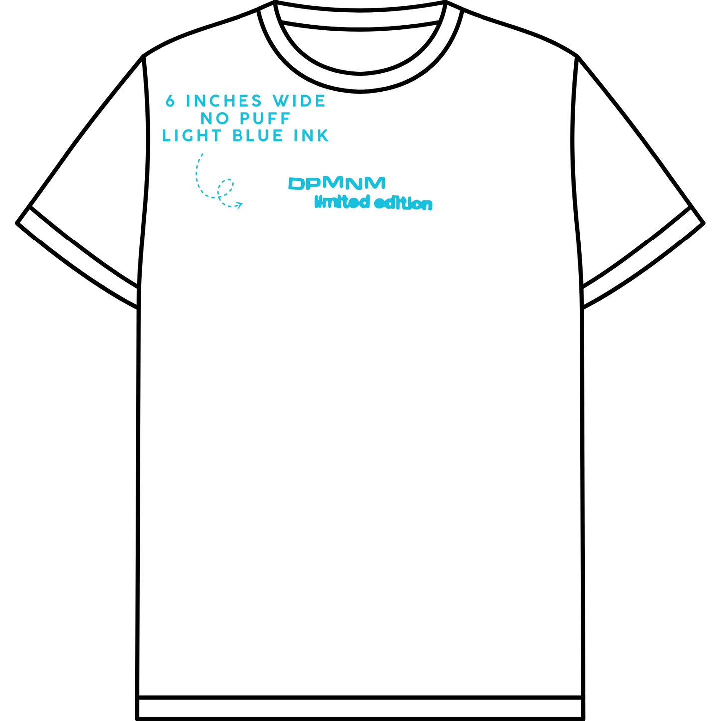 Unisex White | Blue The VI is Not a Real Place Tee