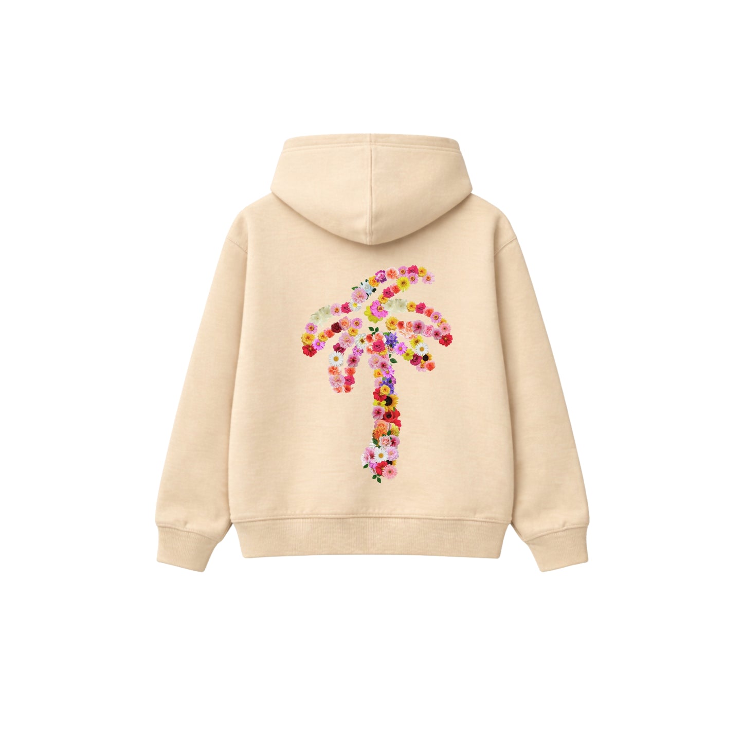 Bouquet Tan Zip Hoodie