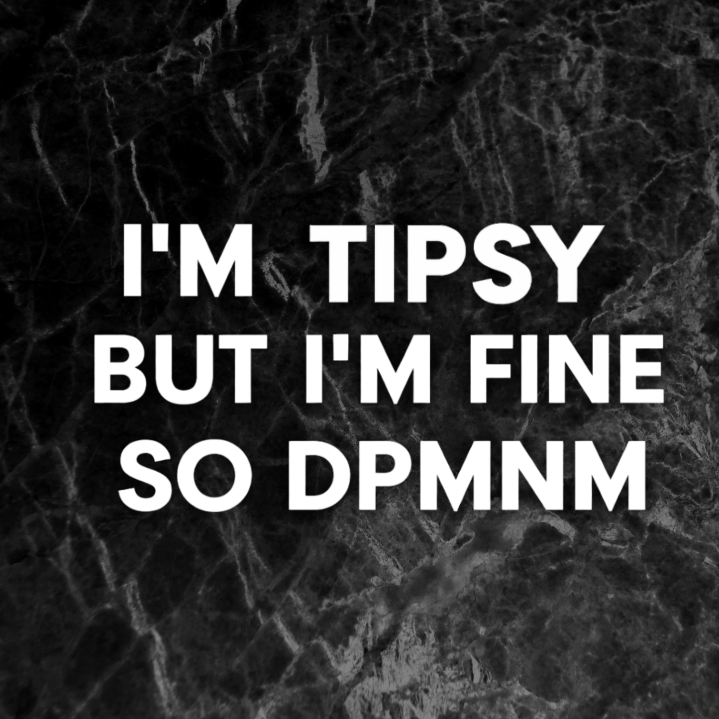 Unisex Black Tipsy Tee