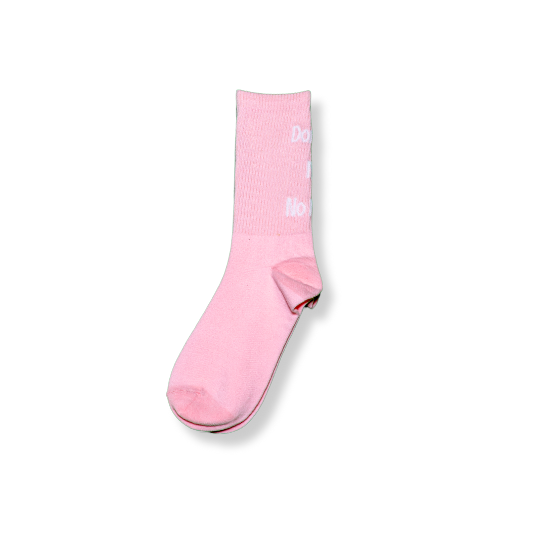 Vert Type Pink Socks