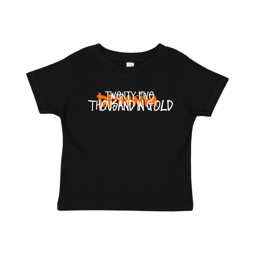 Kids 25K Black Tee