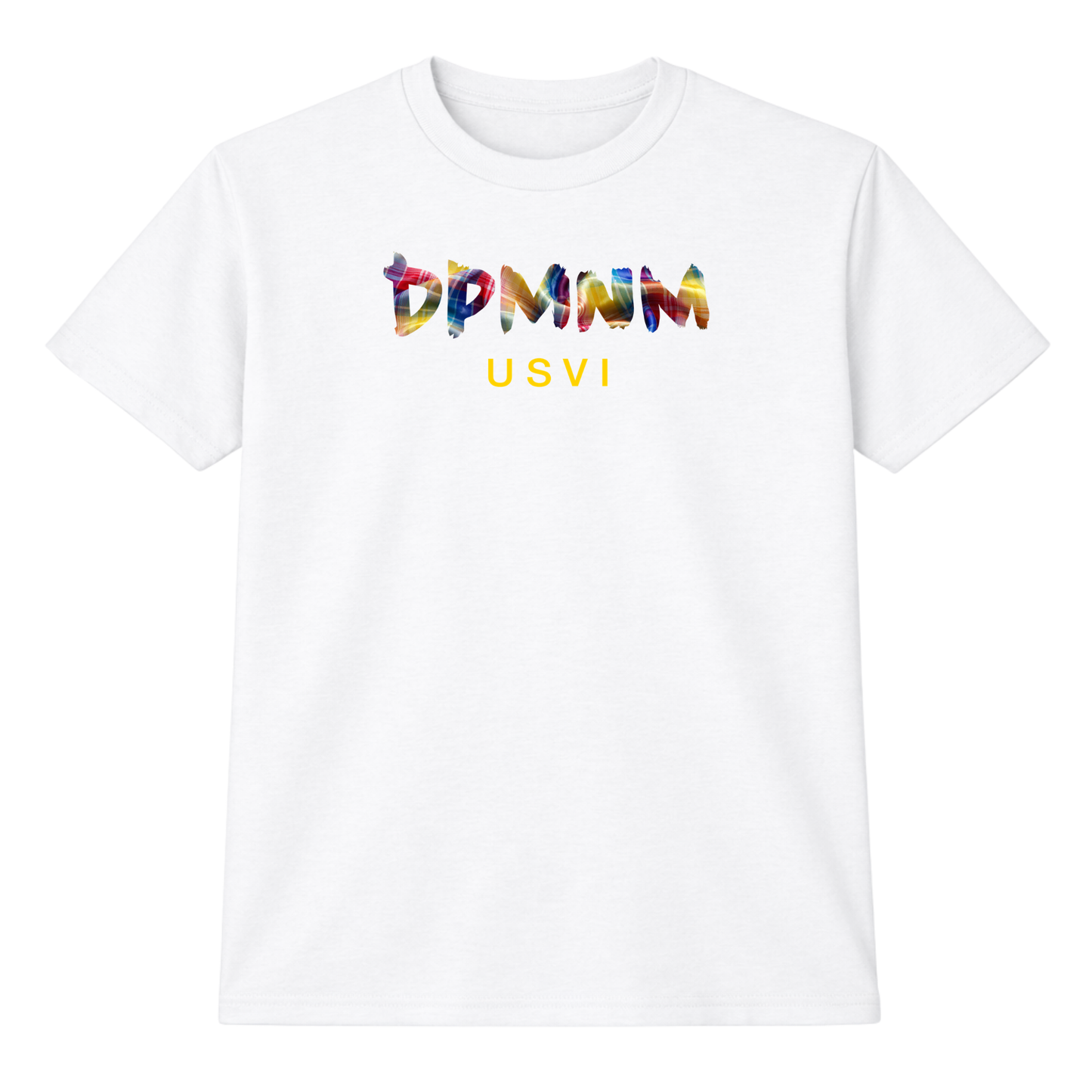 Unisex White VI Madras Tee