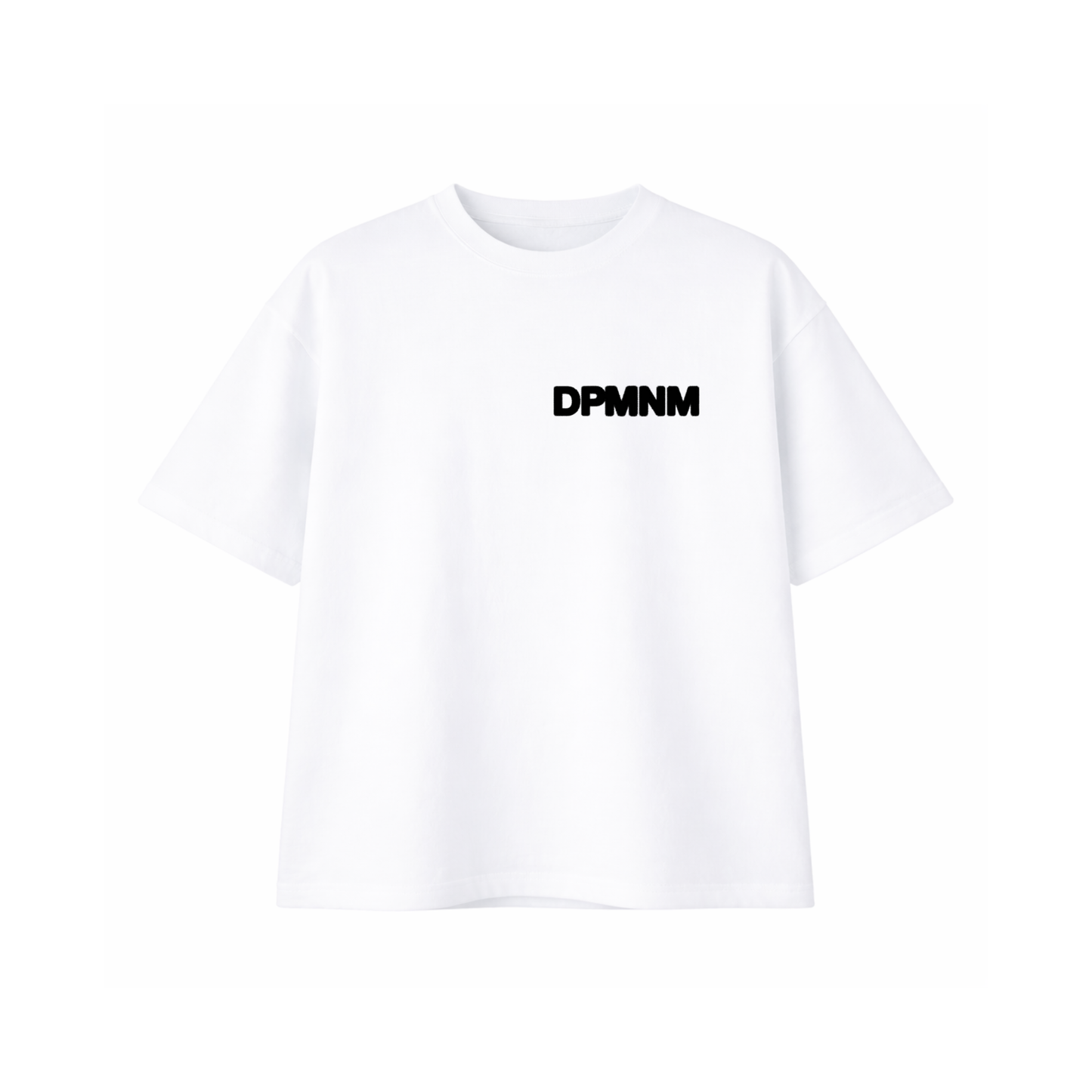 Unisex White Blur Tee | Oversized