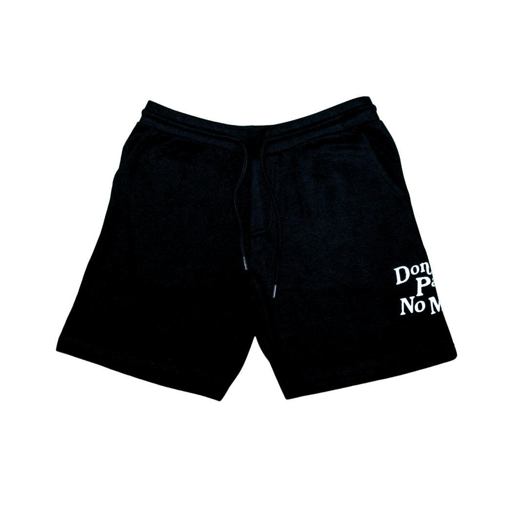 Unisex Black DPMNM Shorts