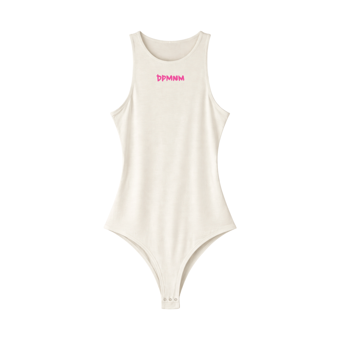 Women's White | Pink DPMNM Bodysuit