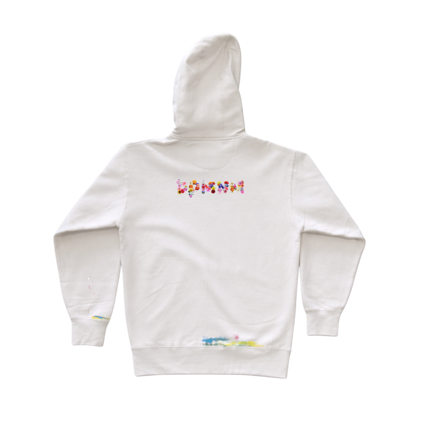 1 of 1 Bone White Palm Bouquet Hoodie | Large