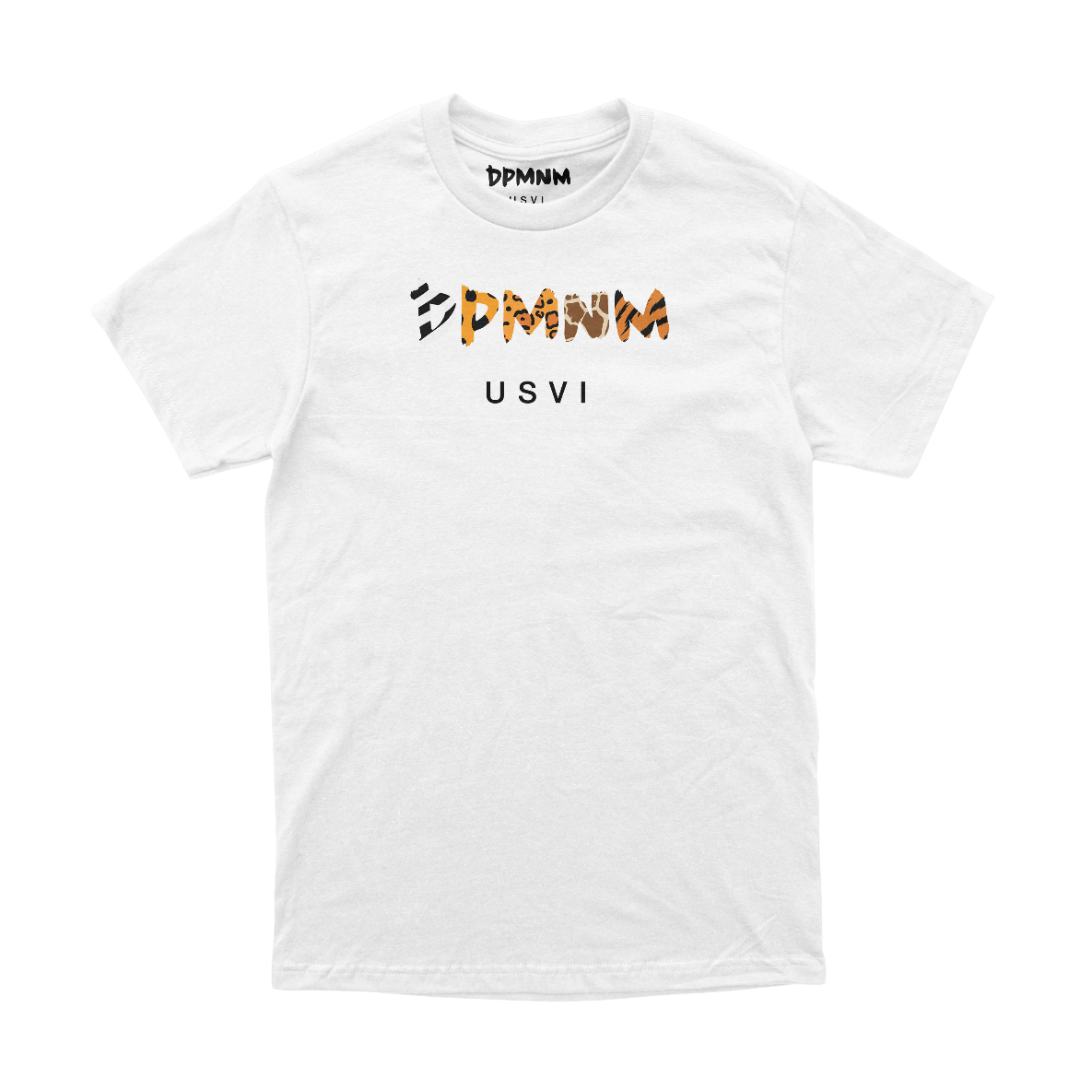 Unisex Jungle White Tee