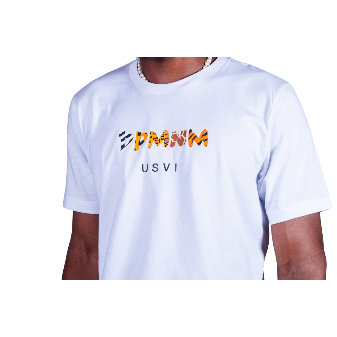 Unisex Jungle White Tee