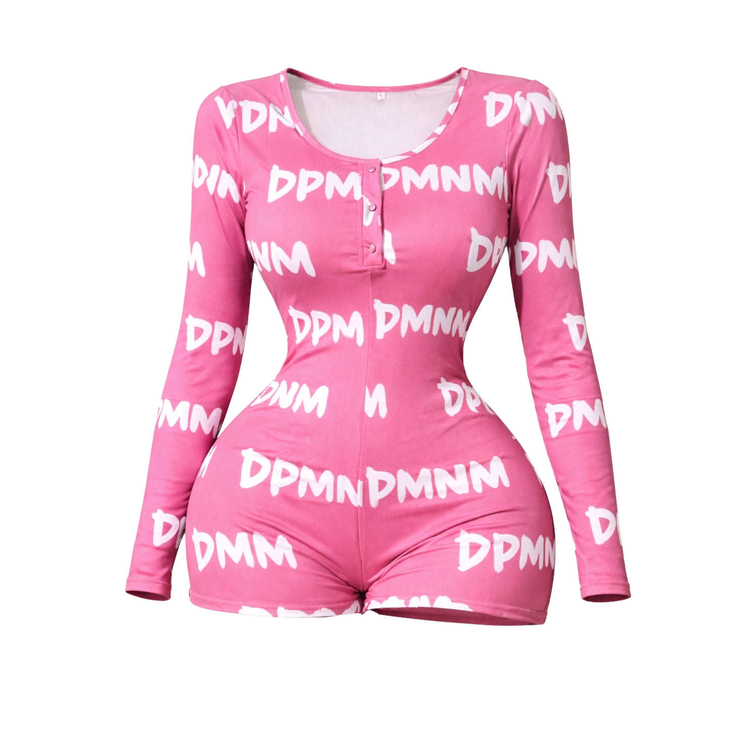 Women's Pink Pajama Onesie | Long Sleeve
