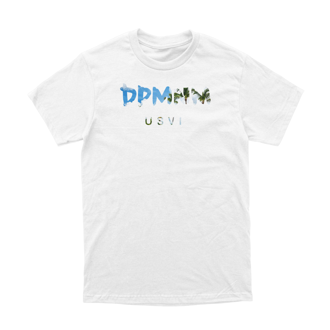 Unisex White Paradise Tee