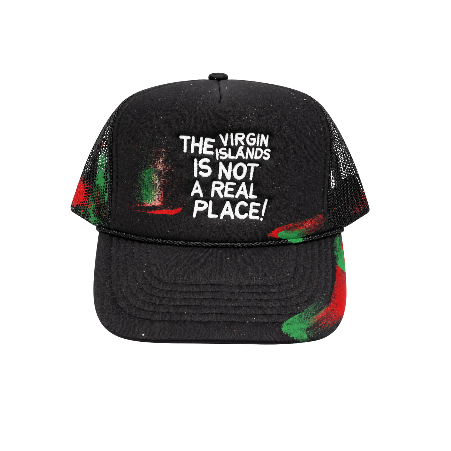 1 of 1 VI Not Real Trucker Hat