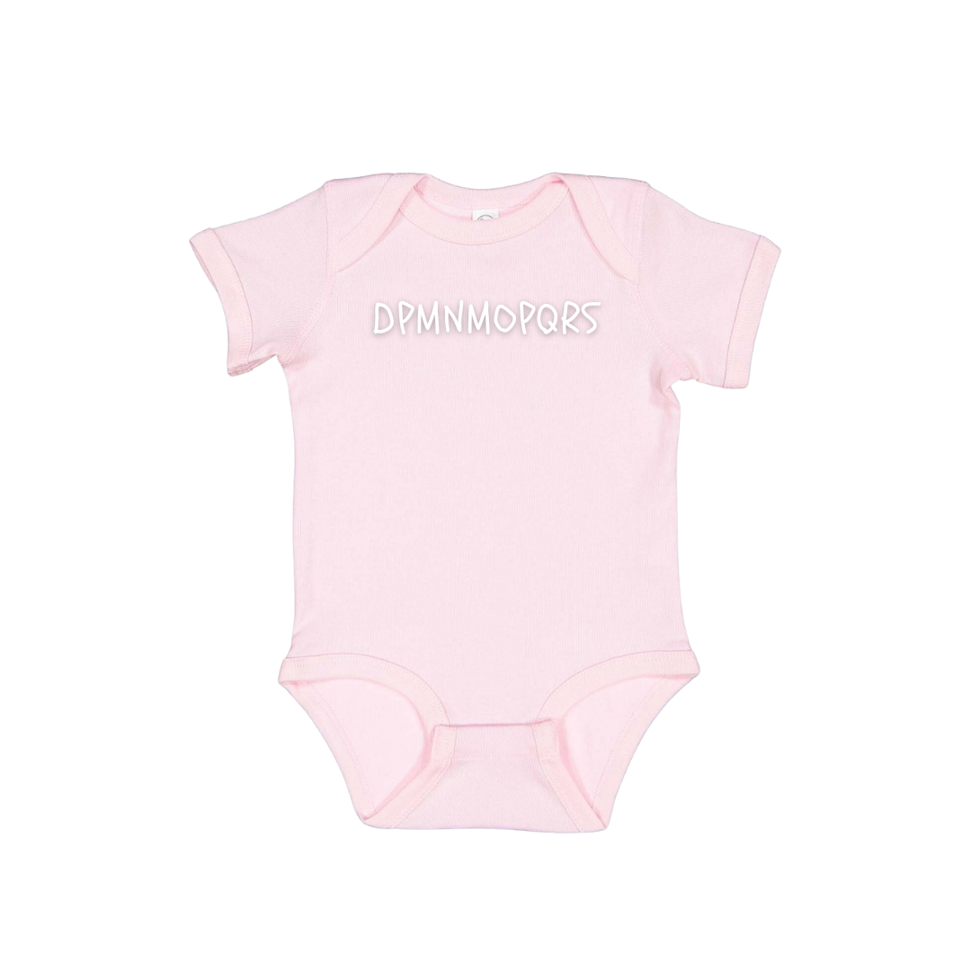 Toddler Light Pink Scribble Onesie