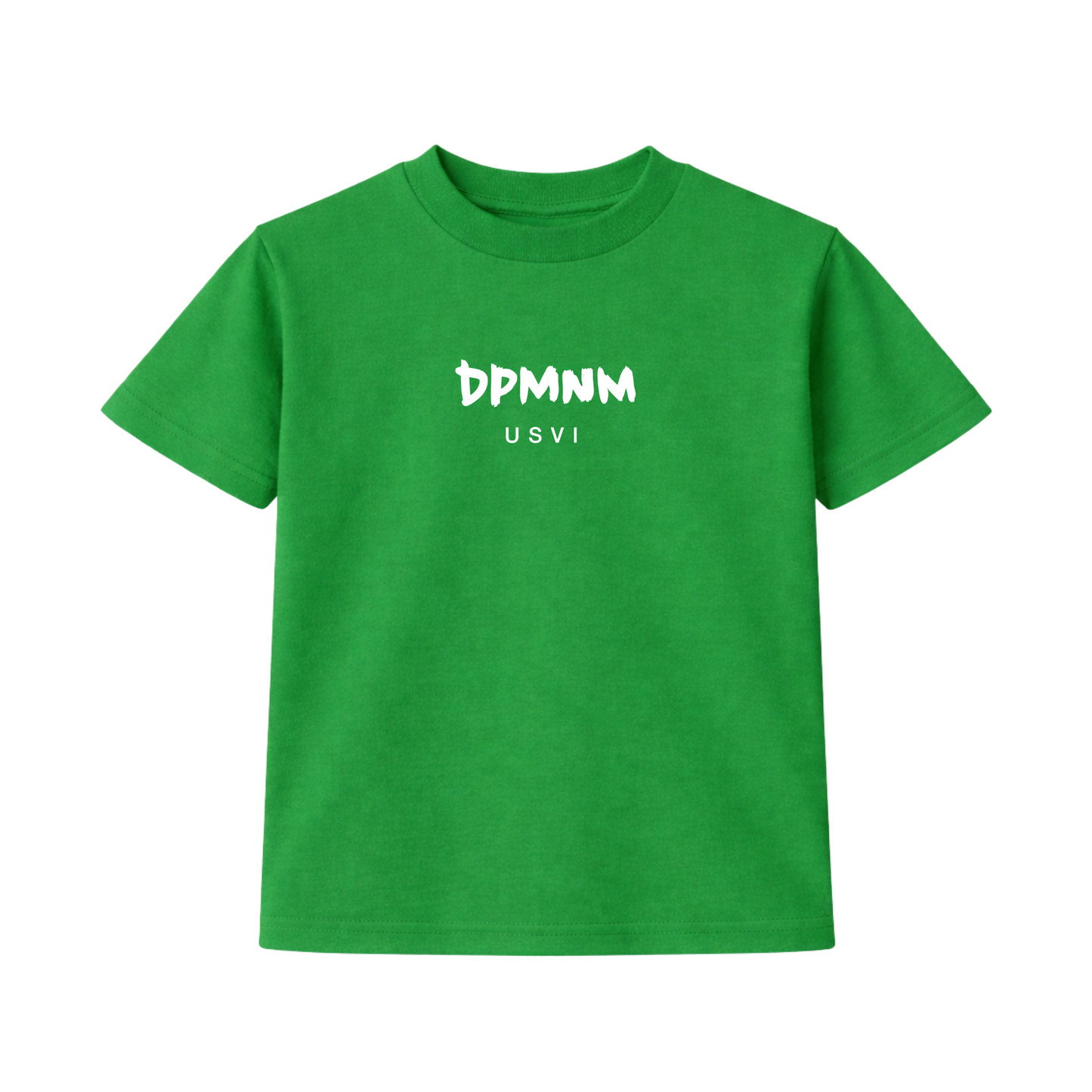 Kids OG Small Logo Green Tee