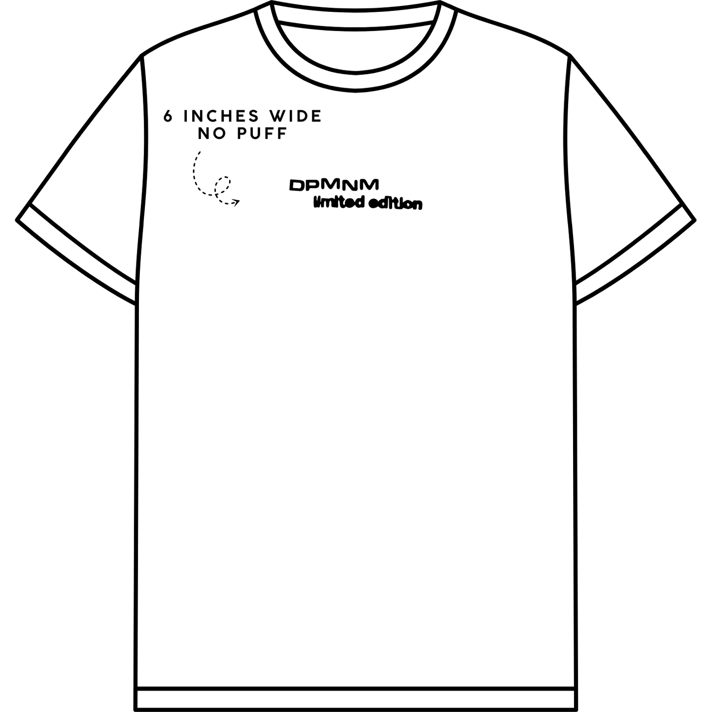 Unisex White | Black The VI is Not a Real Place Tee