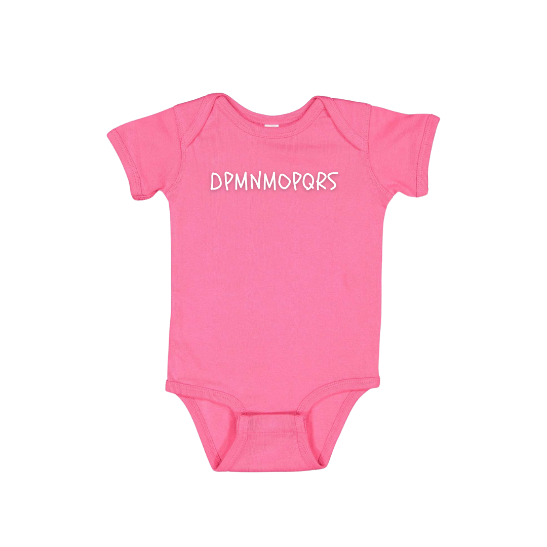 Toddler Hot Pink Scribble Onesie