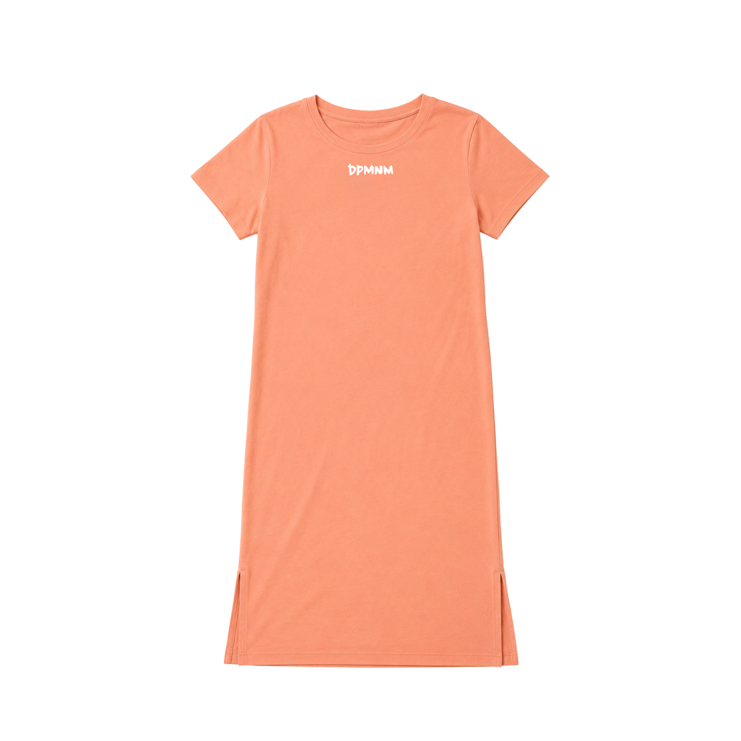 Peach Midi T-Shirt Dress