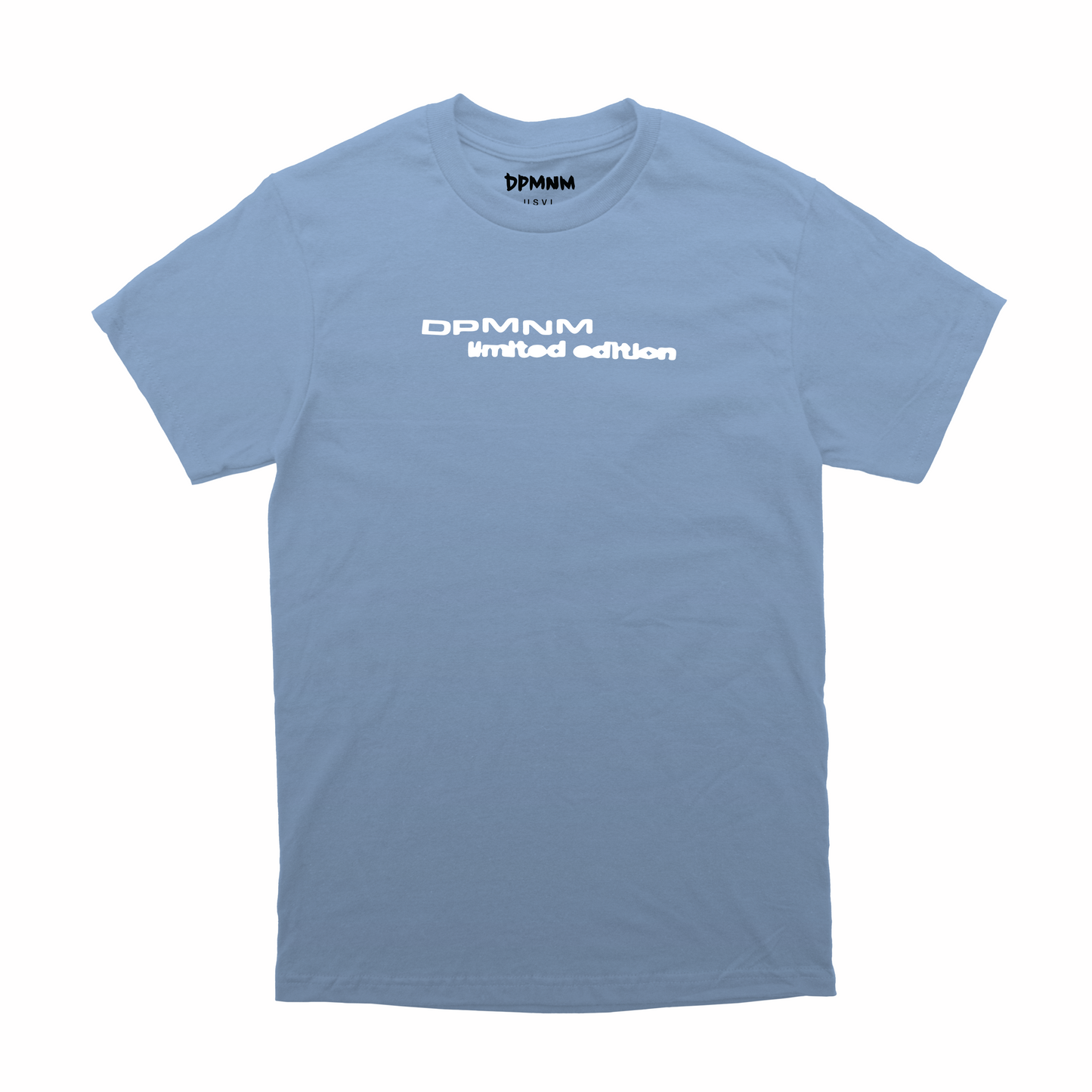 Unisex Wash Blue | White DPMNM Limited Edition Tee