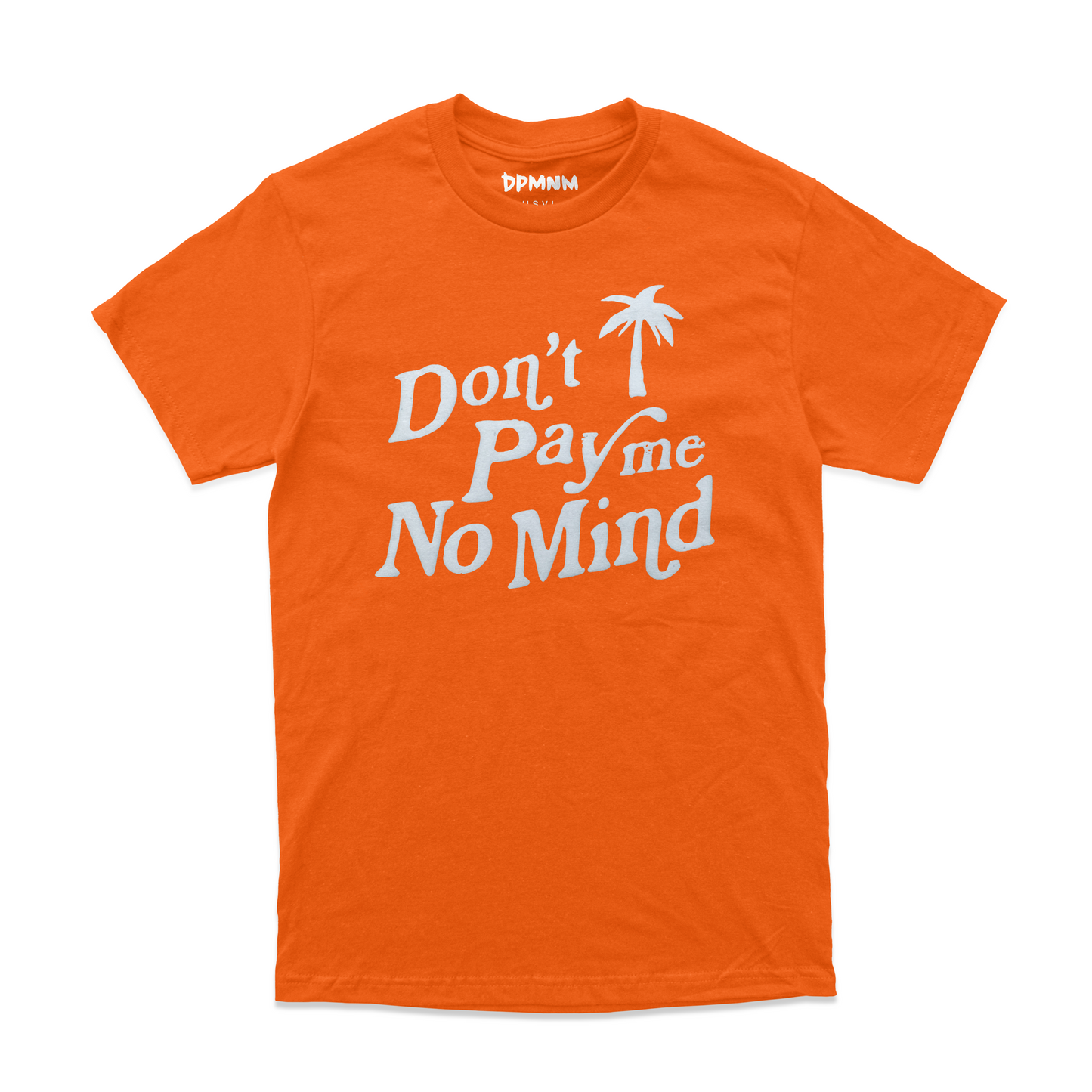 Unisex 2025 White Puff | Orange Tee