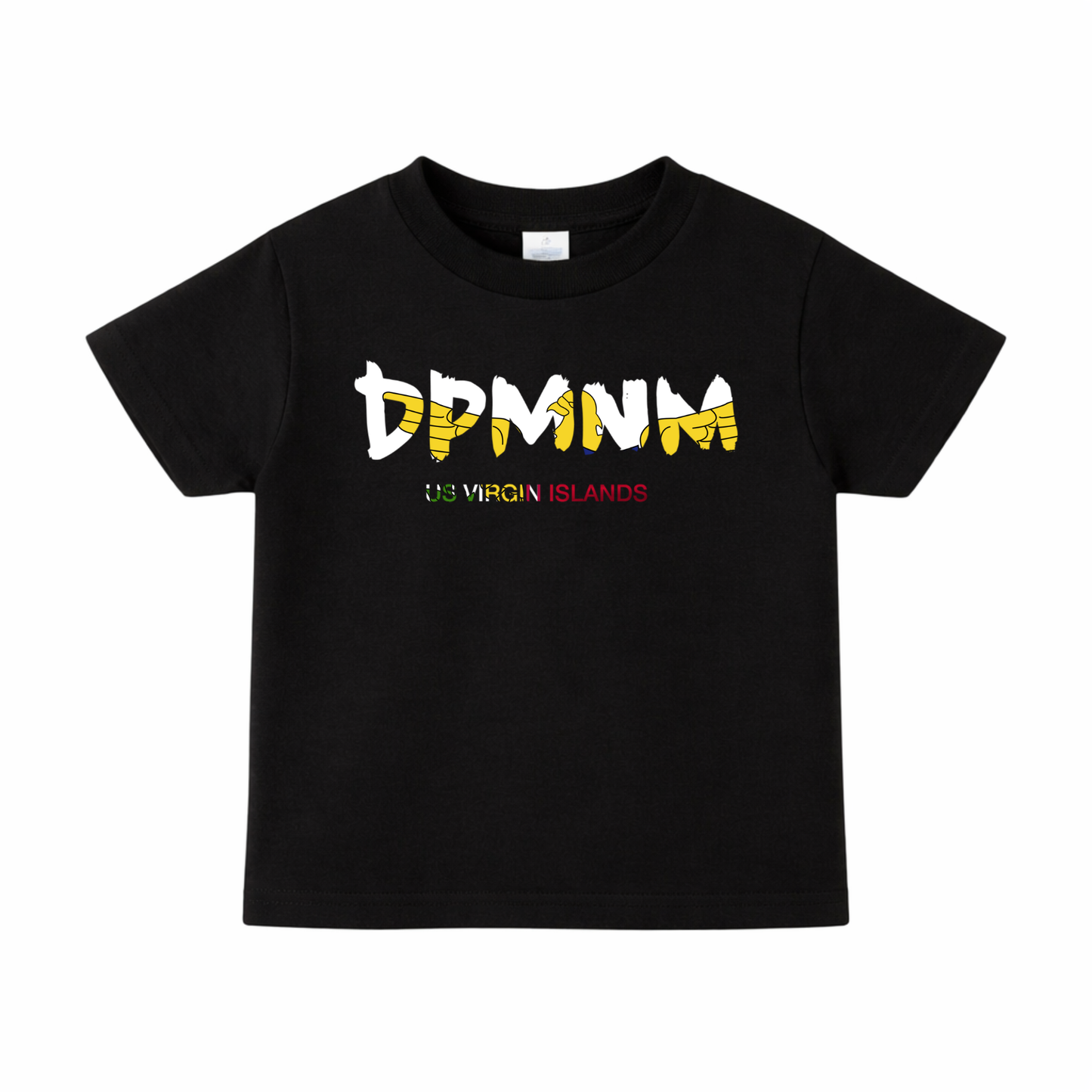 Kids Virgin Islands Black Tee