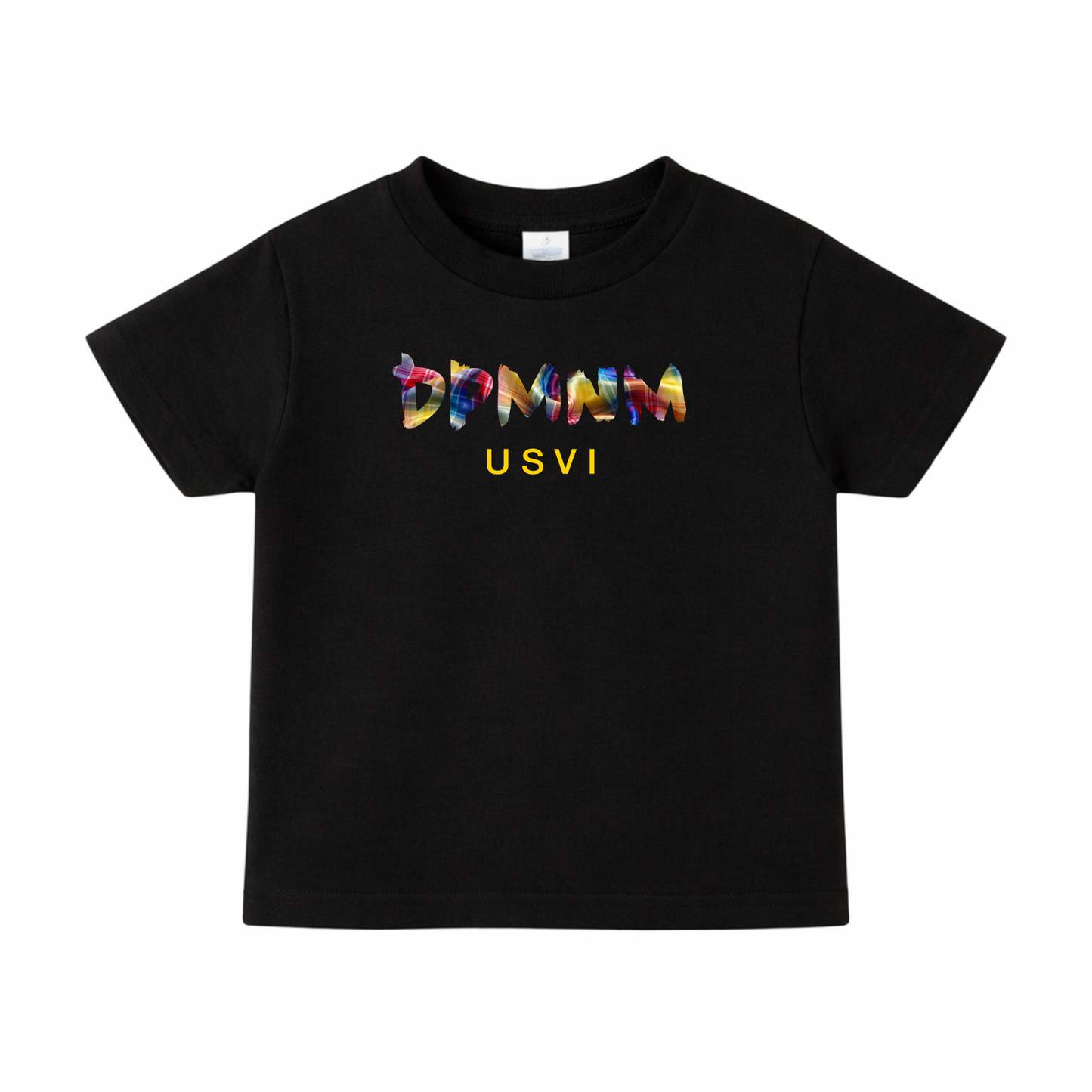 Kids Black VI Madras Tee