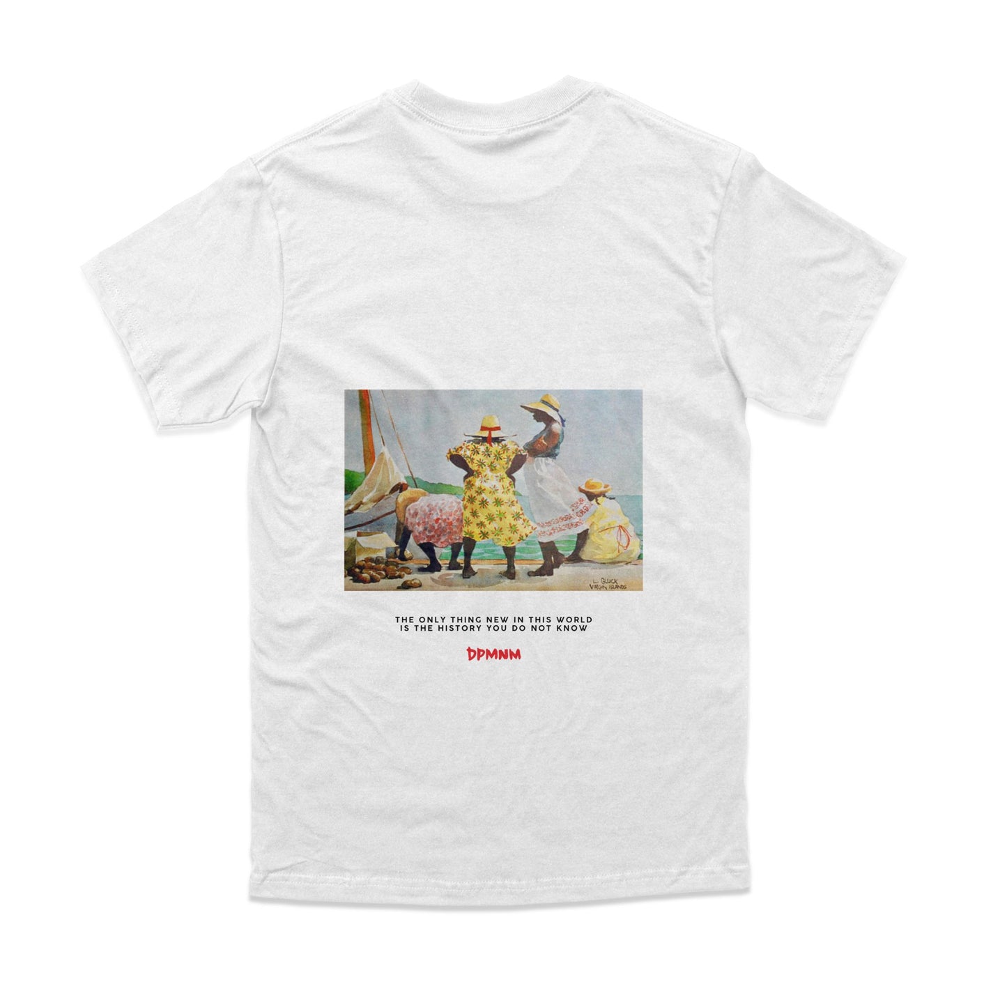 Unisex White Vintage Tee