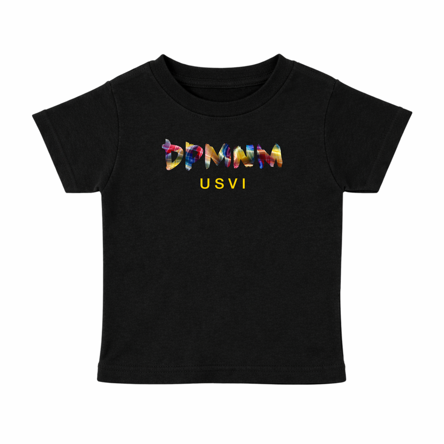 Toddler Black VI Madras Tee