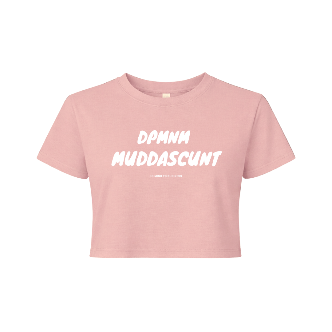 Women's Mauve MS Flowy Crop Top