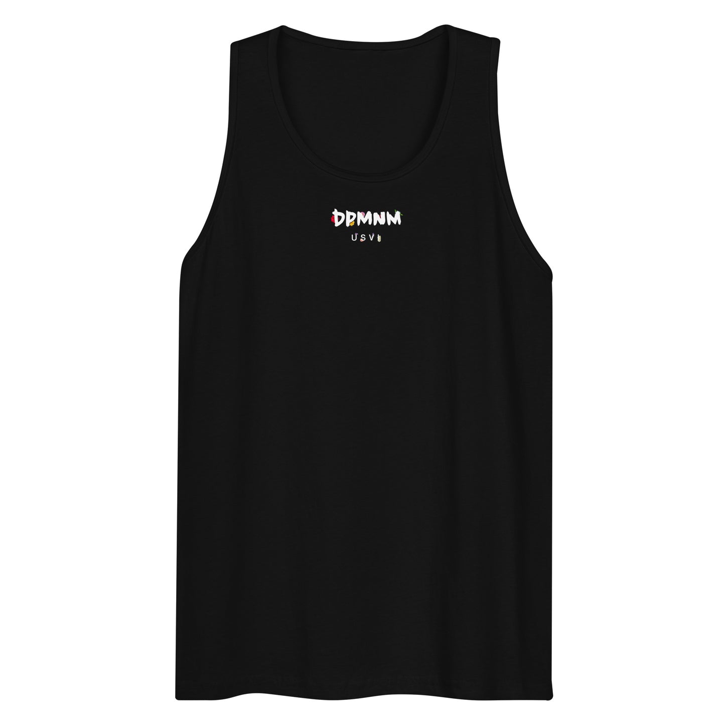 Men's Black Bouquet Tank