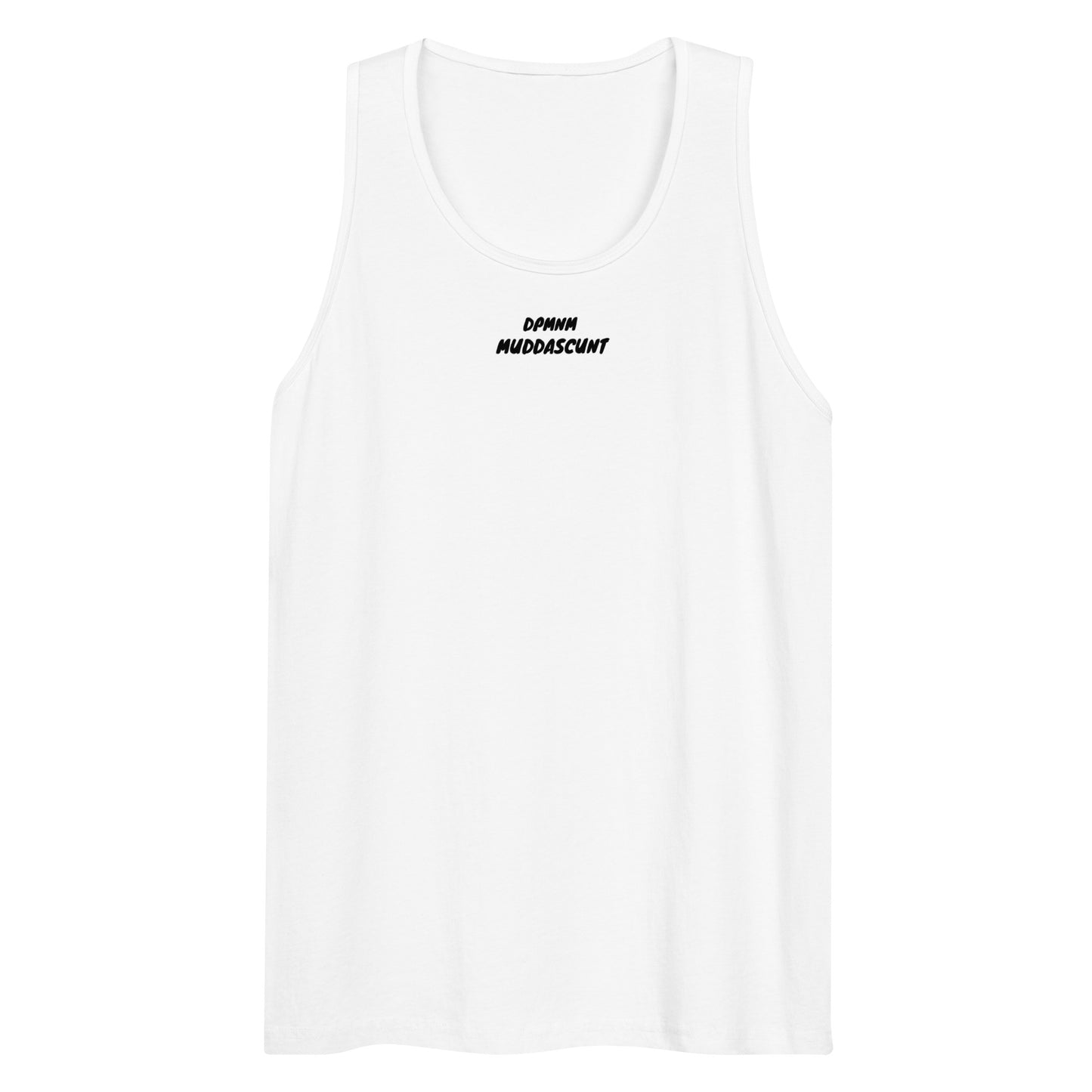 Men's White MS Tank