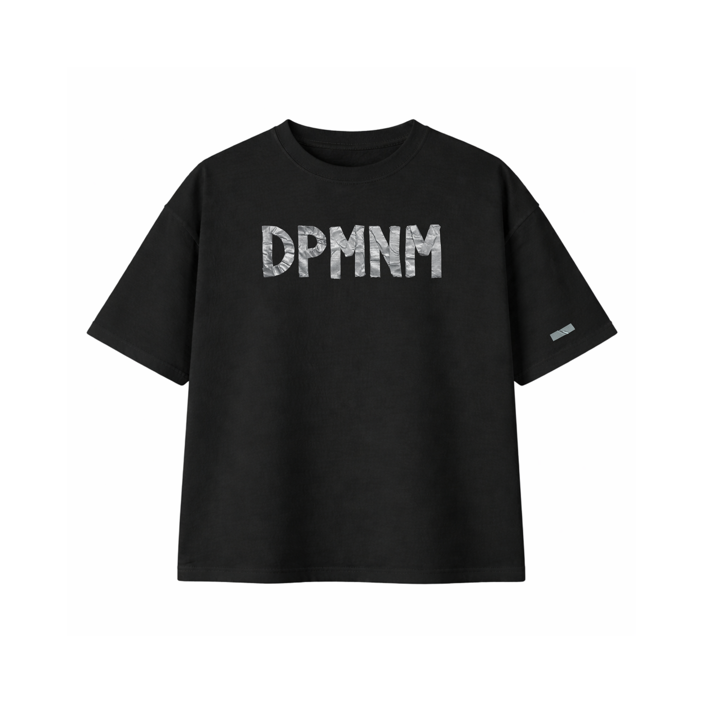 Unisex Black Duct Tape | Oversized Tee