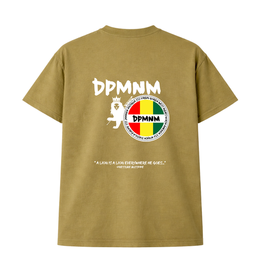 Unisex Olive DPMNM Lion Tee