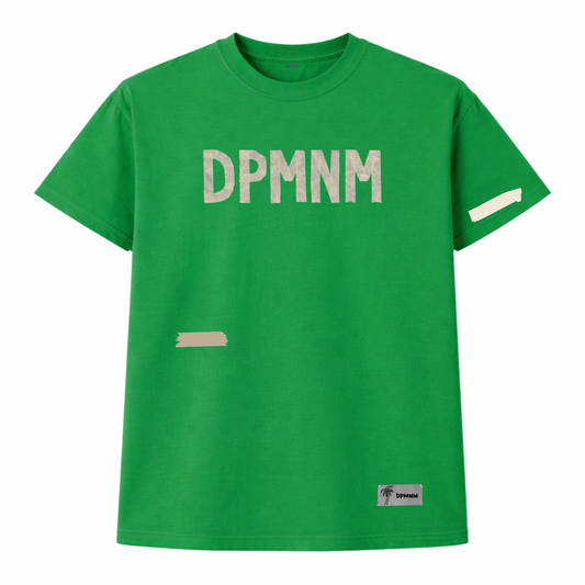 Unisex Green Masking Tape Tee
