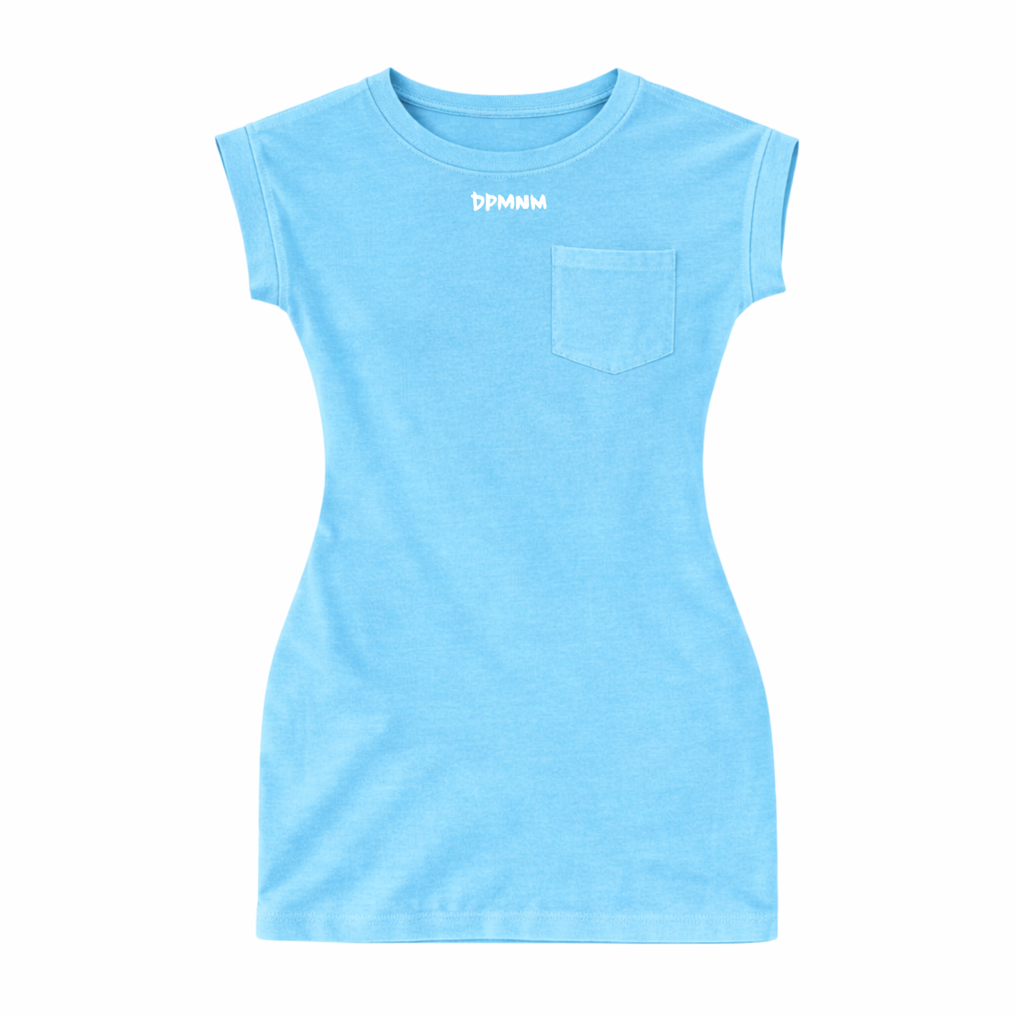 Blue DPMNM Mini Dress W/ Pockets