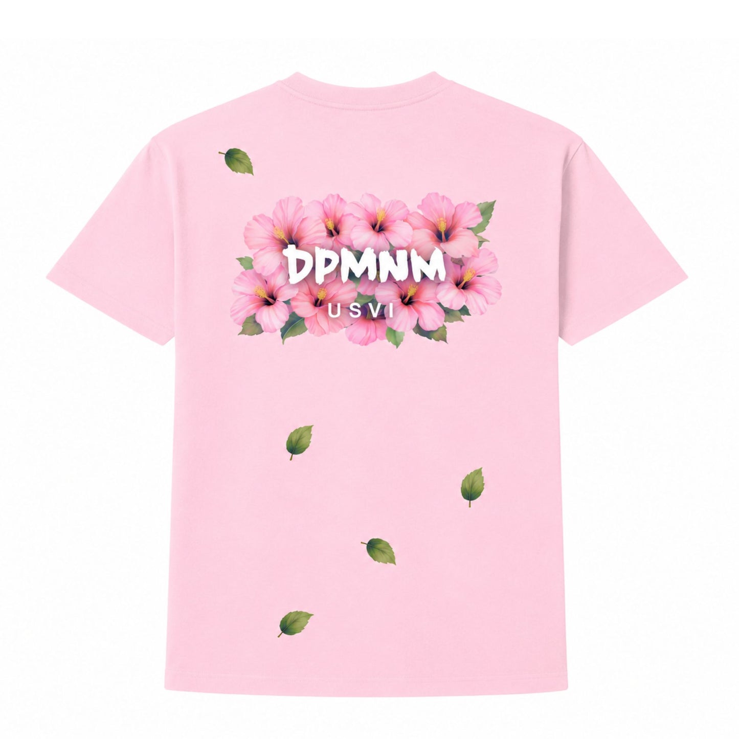 Unisex Pink Hibiscus Tee