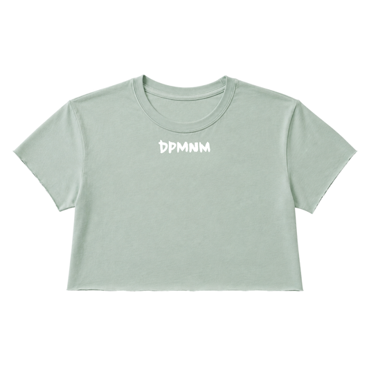 Women's Sage Neck DPMNM Seamless Crop Top