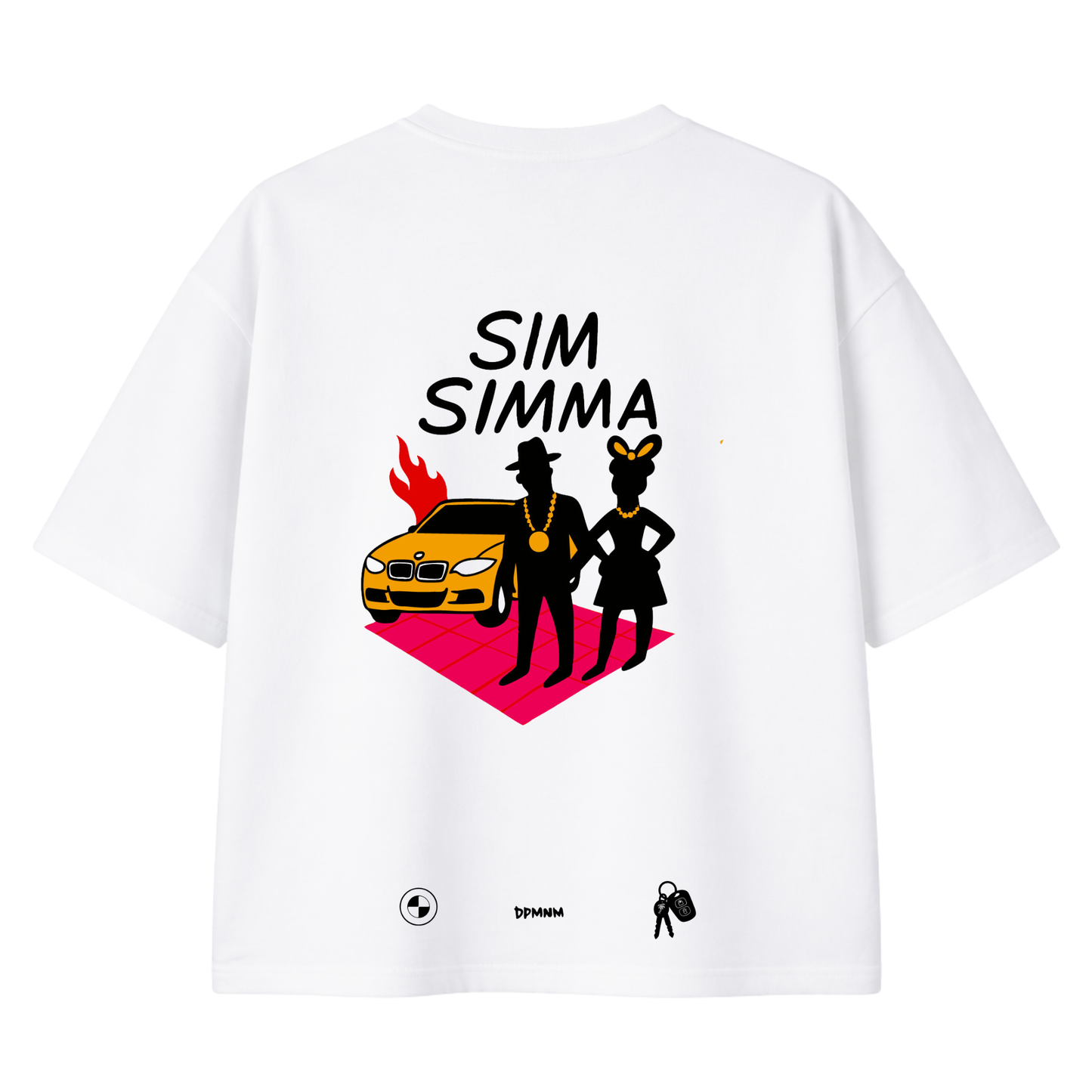 1 of 1 Oversized White Sim Simma | Large