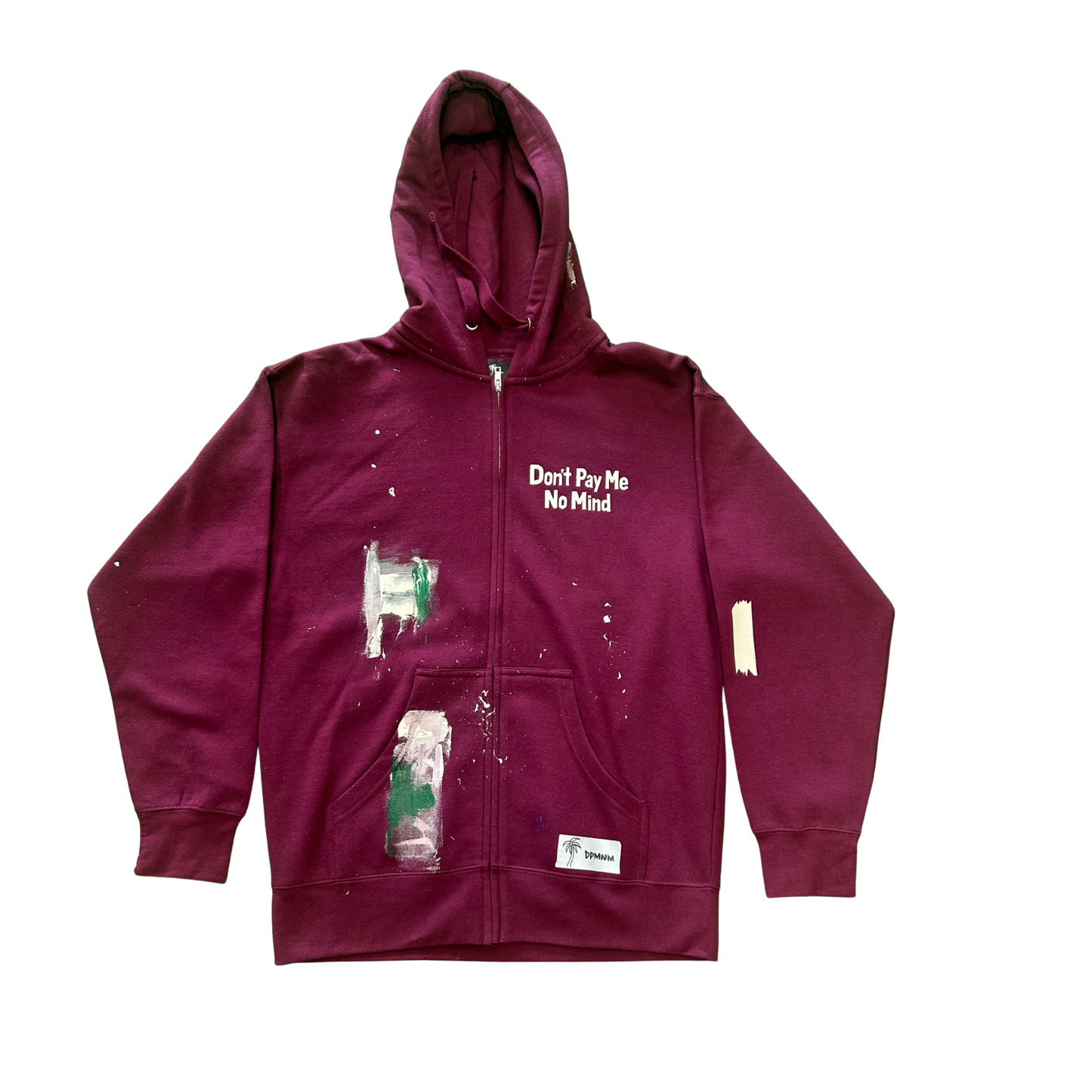 1 of 1 Maroon Masking Tape Hoodie | Large