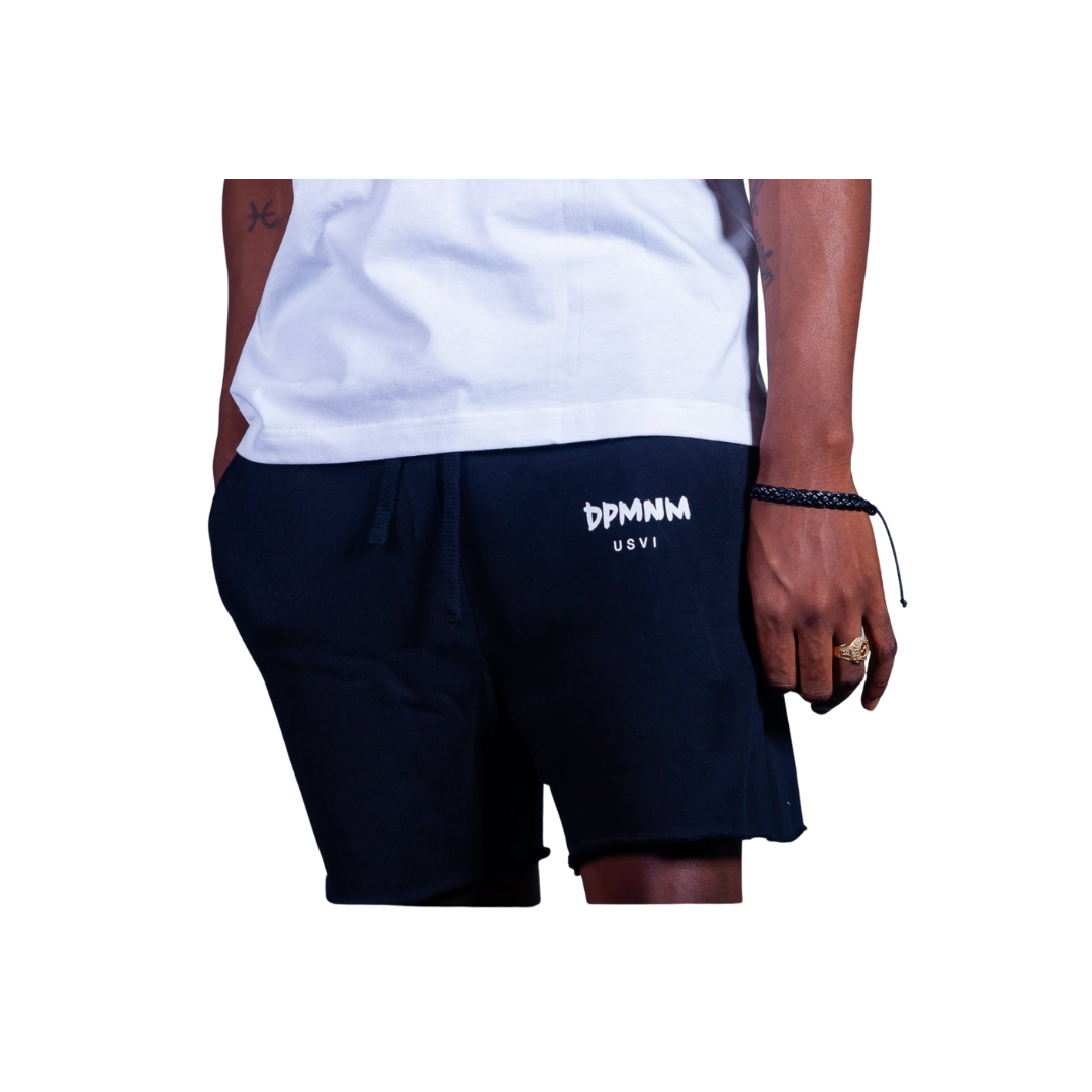 Unisex DPMNM Black Shorts