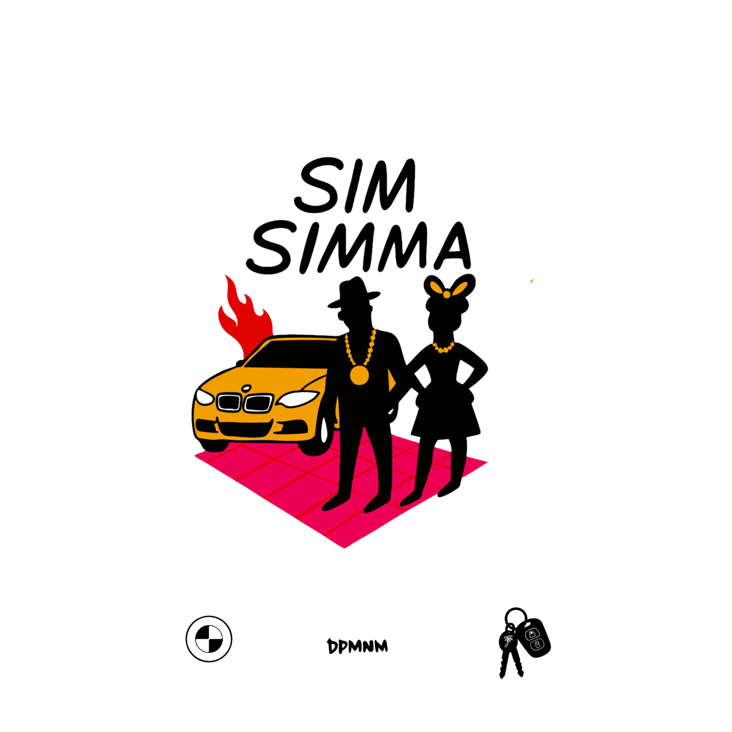 1 of 1 Oversized White Sim Simma | Large