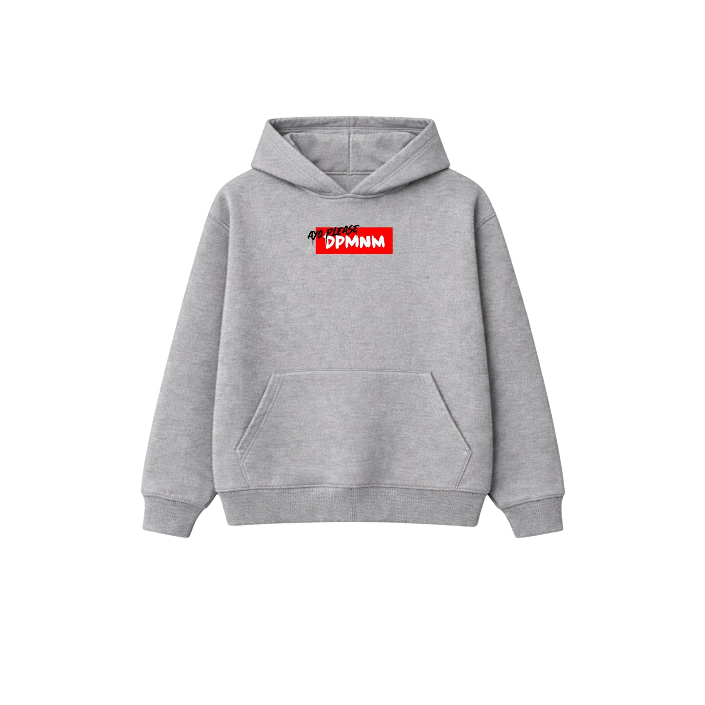 Ayo Please Gray Hoodie