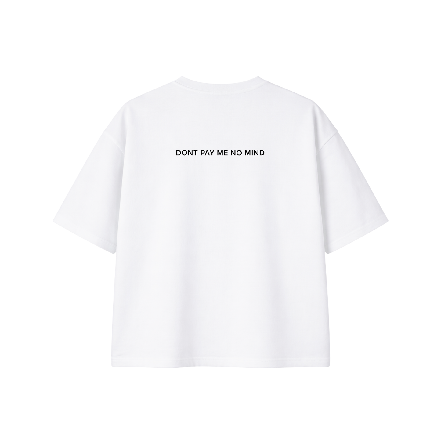 Unisex White DPMNM Pop-Up Tee | Oversized