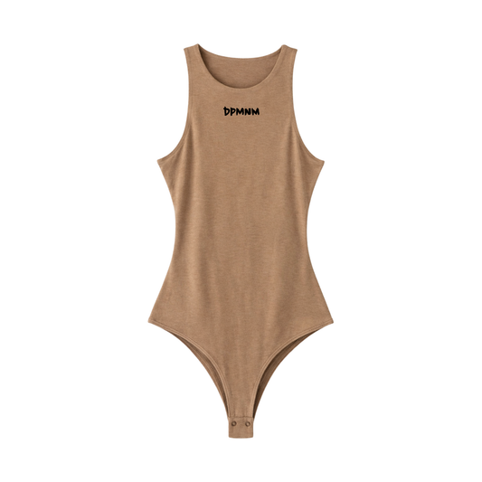 Women's DPMNM Mocha Brown Bodysuit