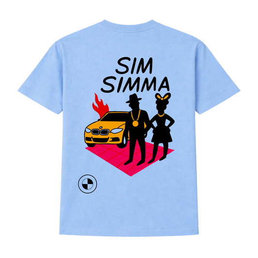 Powder Blue "Sim Simma" Tee