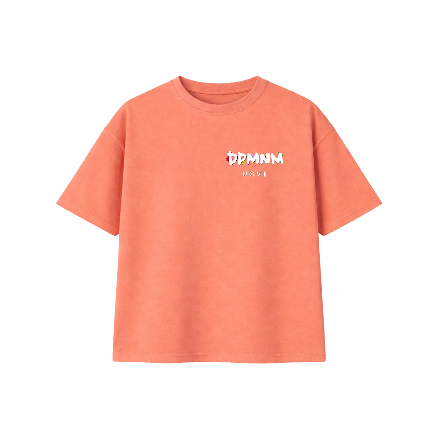 Unisex Coral Bouquet Tee | Oversized