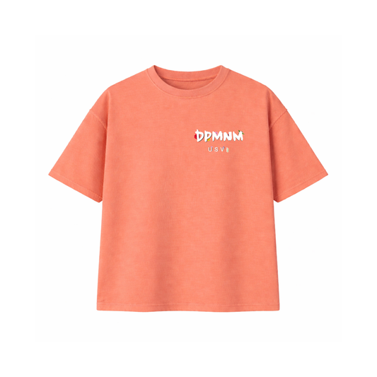 Unisex Coral Bouquet Tee | Oversized