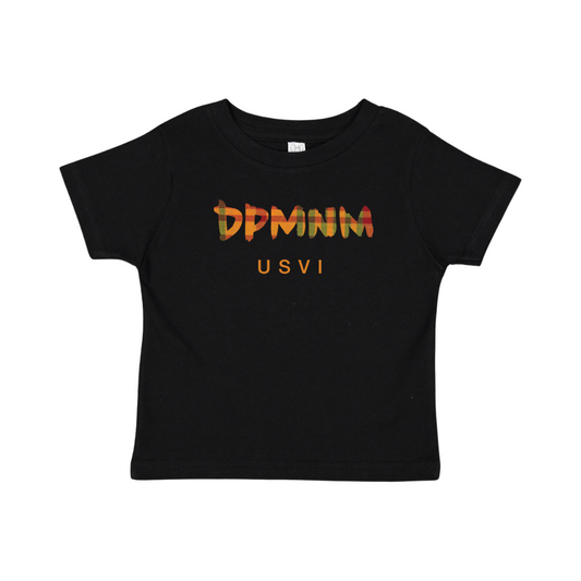 Toddler Black Madras Tee