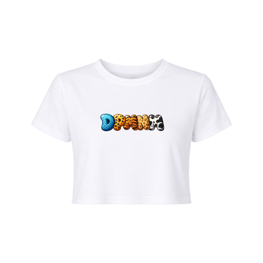 Womens Bubble Farm Flowy Crop Top