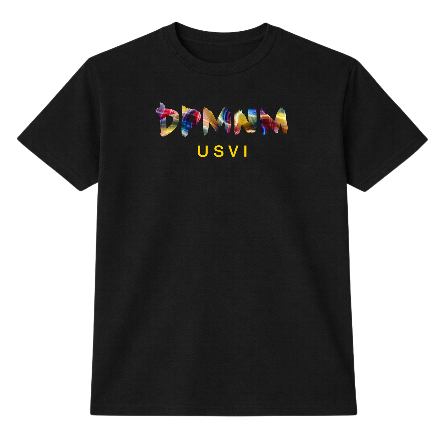 Unisex Black VI Madras Tee