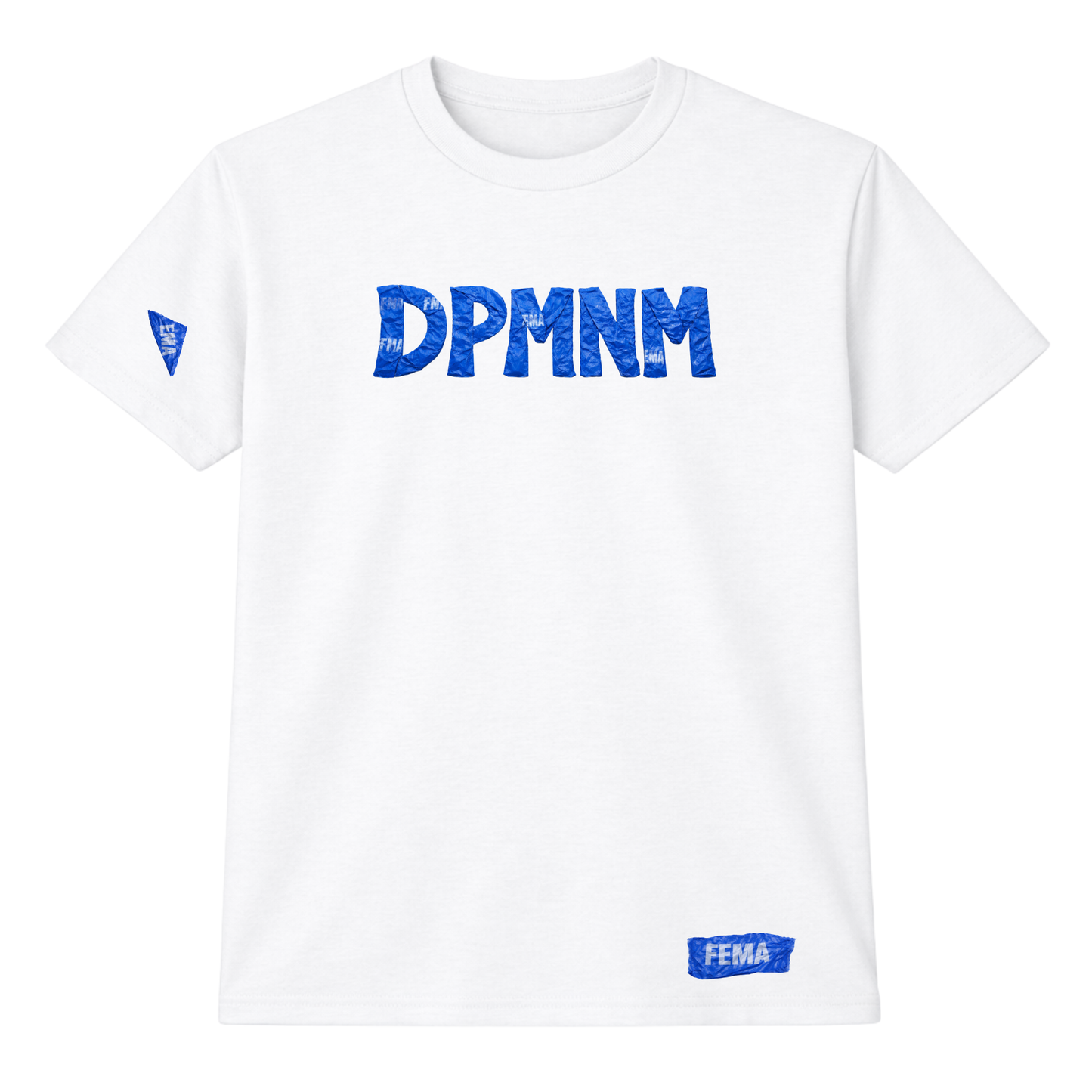 Unisex White FEMA Tarp tee