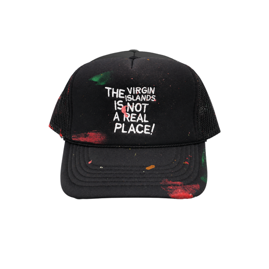 1 of 1 VI Not Real Trucker Hat